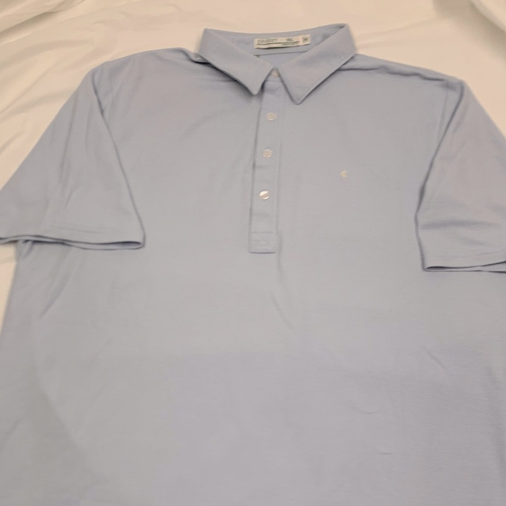 Men Criquet Light Blue Polo Size XXL